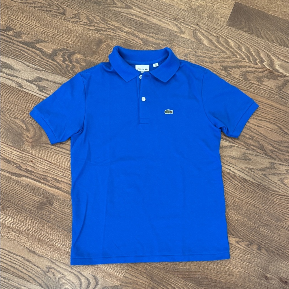 Lacoste Kids Vibrant Blue Polo Shirt